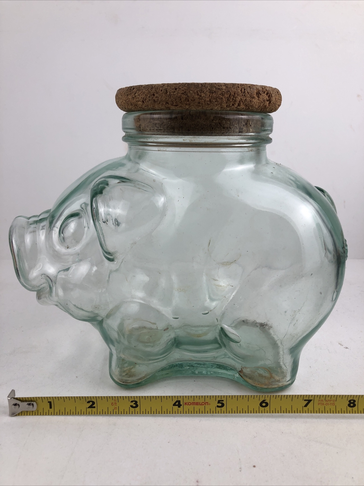 Vintage SVE Glass Pig Jar Container Canister Italy eBay