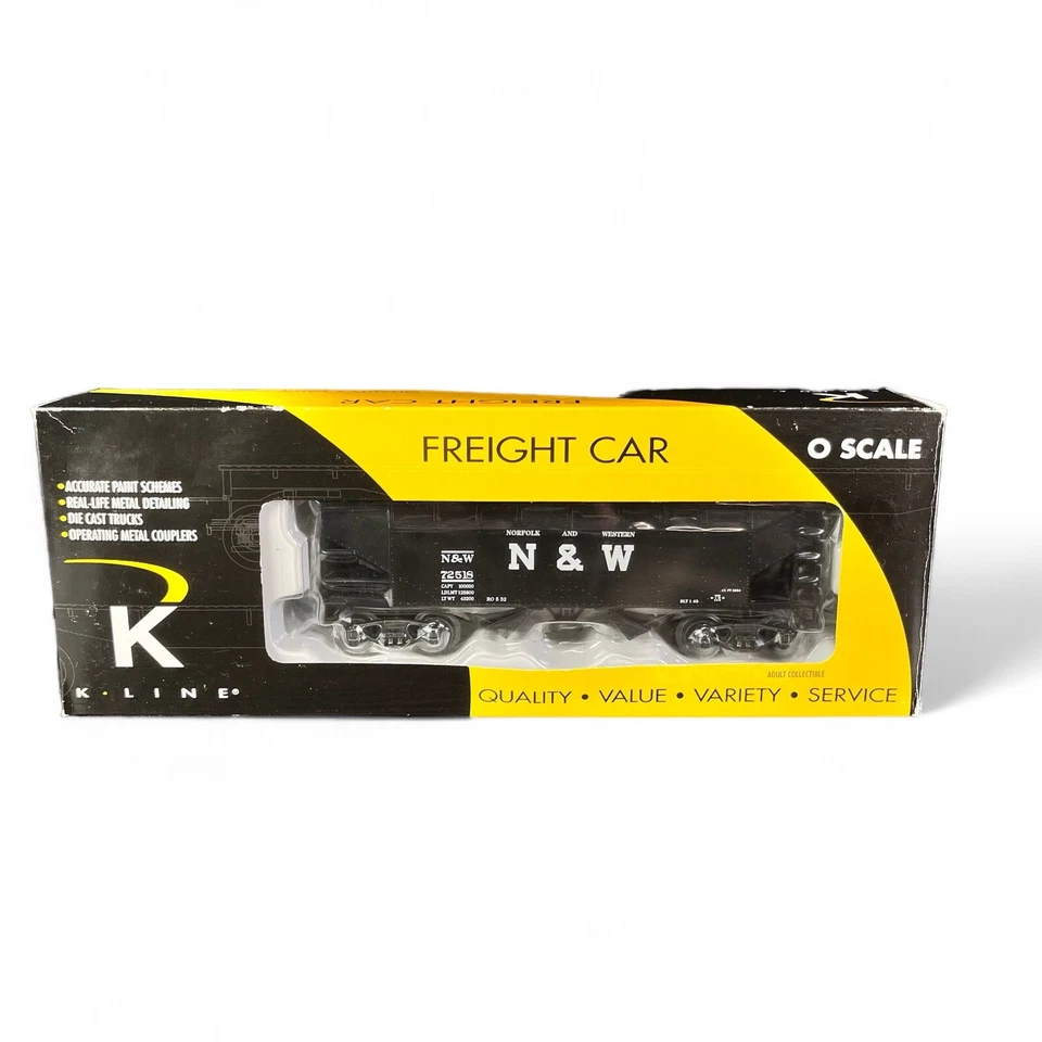 K-LINE – K725-1811 N&W Operating Coal Car with Hopper Coal Load - Image 2 of 4