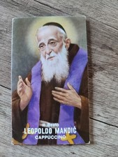 San Leopoldo Mandic, Holy Card, Beato, Detti del Beato, Novena