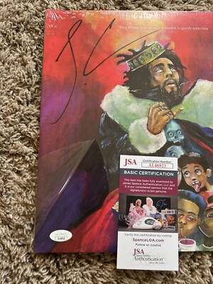 J. Cole Signed KOD Vinyl Album JSA COA Rapper Dreamville RARE ! | eBay