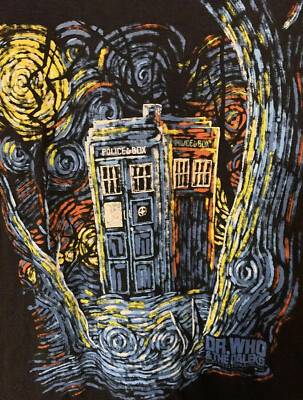 Dr Who And The Daleks Mens Sz S Black T Shirt