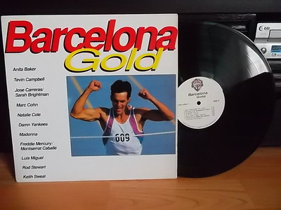 BARCELONA Gold - Madonna, Sarah Brightman, Freddie Mercury (Queen) KOREA LP