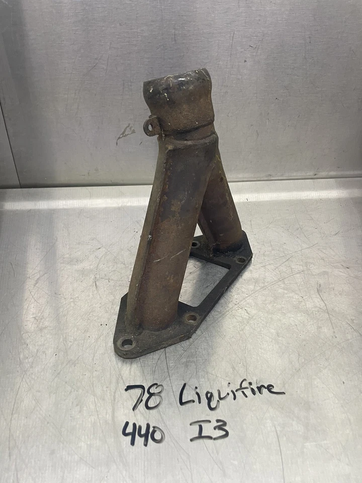 76 77 78 JOHN DEERE Liquifire 340 440 Colector de escape Cabezal Y Tubo Foto 3 de 4