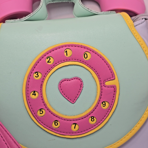Bewaltz Ring Ring Phone Bag Multicolor Fun Purse Connects to Cell Phone - Picture 3 of 11