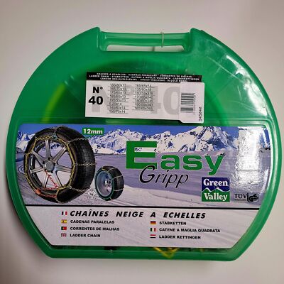 Schneeketten Easy Grip 12 mm 13,14,15 Zoll 2 Stück Neu