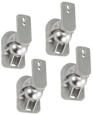 4x Lautsprecher Wandhalterung Silber Halter BOSE Companion Acoustimass Series