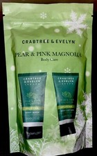 Crabtree Evelyn Pear Pink Magnolia Body Care Gift Set Body Wash Lotion BNIP