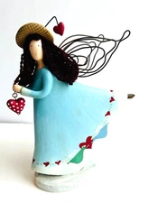Dancing Angel by Russ Berrie Co Country Gatherings Farmhouse Love Hearts
