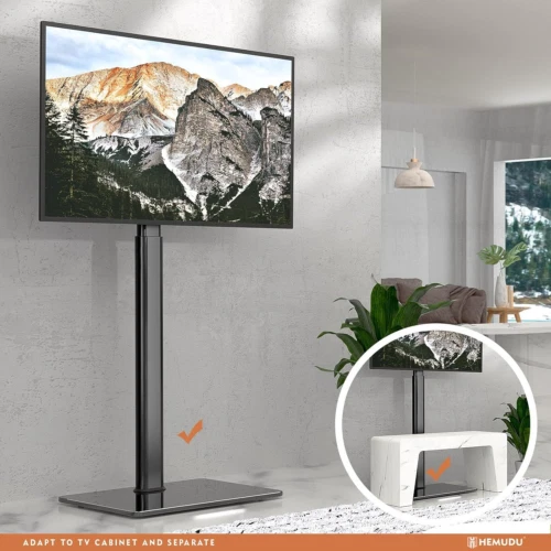 Universal Floor TV Stand with Swivel Mount for 19 to 43 inch LED