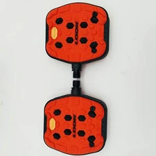 LOOK Geo Trail Grip Pedals - Platform 9/16" Mountain City Bike Vibram Grip  Red