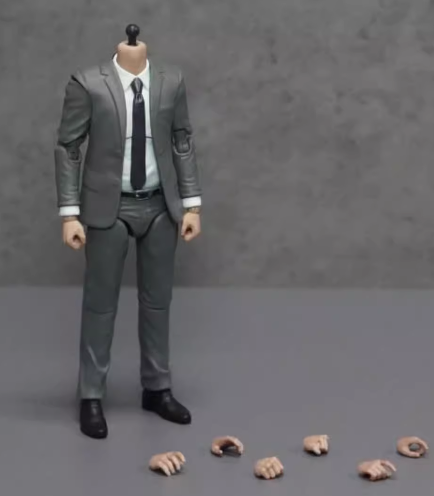 1/12 scale Male Figure Set with Nondetachable Suit Go with 6 1/12 scale Male Figure Set with Nondetachable Suit Go with 6