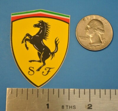 MAGNETIC FERRARI SCUDERIA 2'' SHIELD EMBLEM KIT