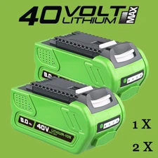 1-2PACK For Greenworks Lithium G-MAX 40V 8.0Ah/7.0AH Battery 29462 20302 29472