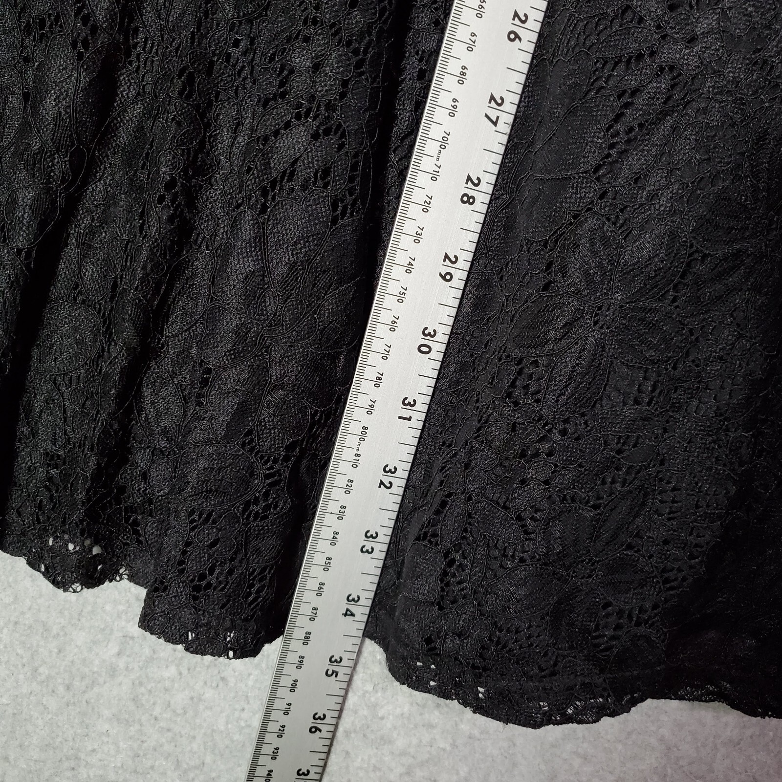 Lulus Women Dress Medium Black Floral Mini Fit & Flare Lace Sleeveless NWT