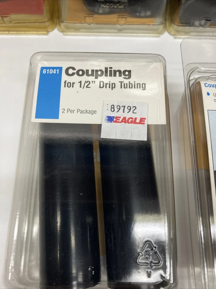 "Lote de 23 tubos de riego por goteo de acoplamiento de compresión de 1/2"" | NUEVO | 2 piezas cada caja" Foto 3 de 4