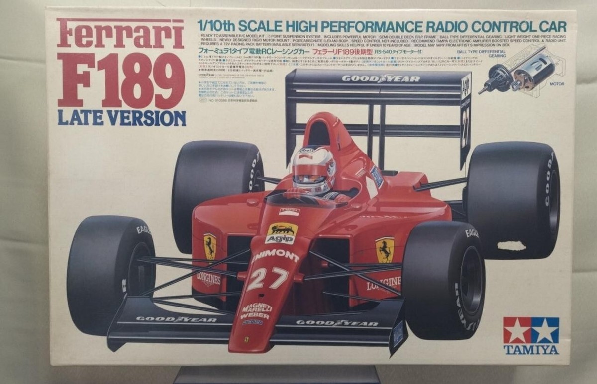 Tamiya Ferrari F189 1/10 RCカー TAMIYA Ferrari F189 Late Version 1/10 Scale RC, Inner box
