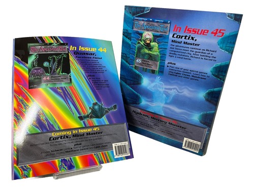 THE ANCESTRAL TRAIL Vtg 90s Fantasy Epic Rare Issues 43 & 44, Game Cards Intact! - Picture 2 of 6