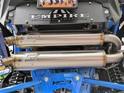 Empire Industries Dual Slip Stainless Series Exhaust XP Turbo