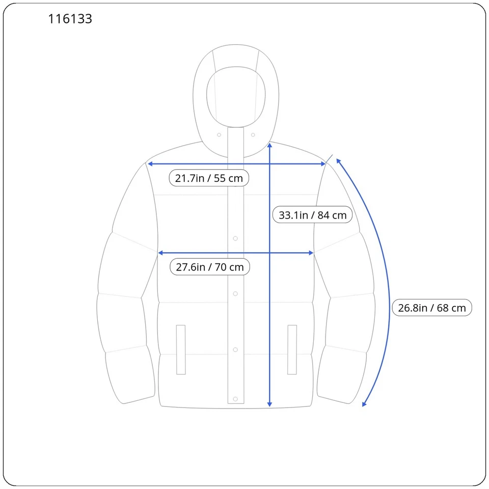 Hugo Boss Onan Jacke Herren (Eu) 56 Versteckte Kapuze Halb Netzfutter Marine Mid - Bild 3 von 4