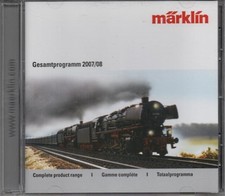 1 x CD ROM-M&Auml;RKLIN: Gesamtprogramm 2007 / 2008-Modellbahn #17190