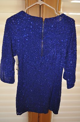 alice olivia blue sequin dress Alice + Olivia Harmony Dress in Mineral Blue