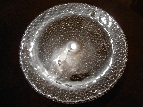 Showy petite cake stand or display piece. 8" - Picture 4 of 4