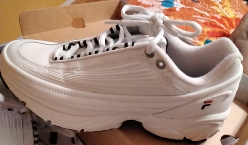 Fila Disruptor 2 Größe 8,5 Damen-Sneaker – weiß gebraucht, in einwandfreiem Zustand - Bild 5 von 6