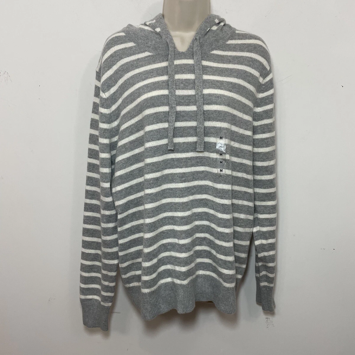 JW Anderson striped hooded cardigan - Blue