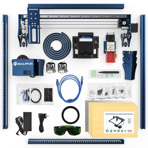 SCULPFUN S30 Pro 10W Lasergravurmaschine, Luftunterstützt, für Holz & Metall,EU - Bild 8 von 9