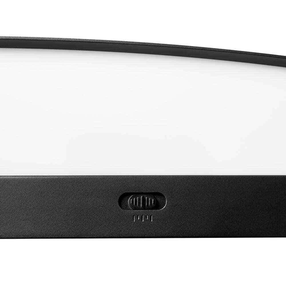 Hampton Bay Woodbury 24.6 in. 1Light Matte Black LED Bathroom Vanity