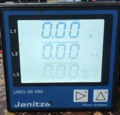 JANITZA UMG 96 RM POWER ANALYSER - TESTED OK