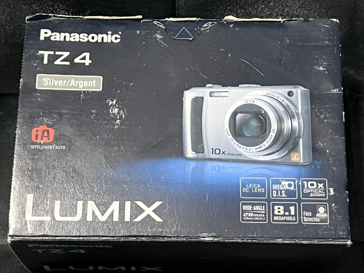 Panasonic LUMIX DMC-TZ4 8.1MP Digital Camera - Black for Panasonic LUMIX DMC-TZ4 8.1MP Digital Camera - Black for