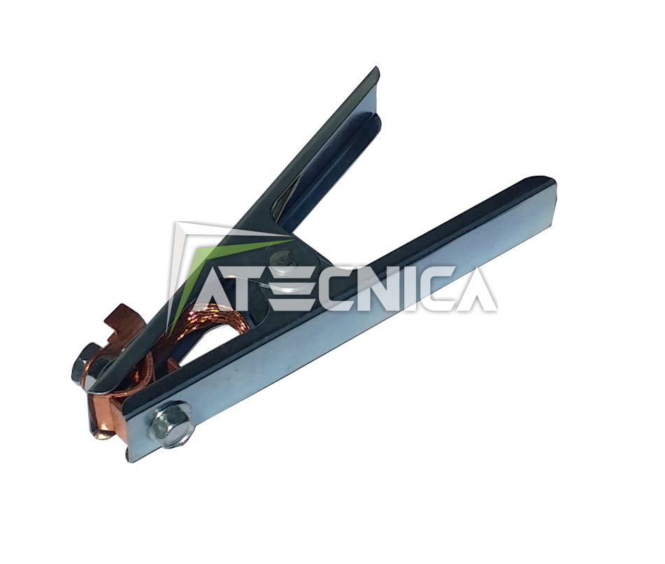 Morsetto di massa a pinza per saldatrici correnti fino a 200 amp di saldatura