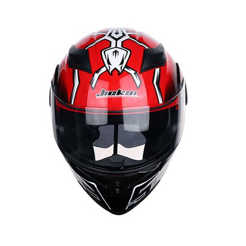 DOT Motorcycle Helmet Flip Up Full Face Modular Helmet with Dual Visor&Spoiler - Picture 10 of 18