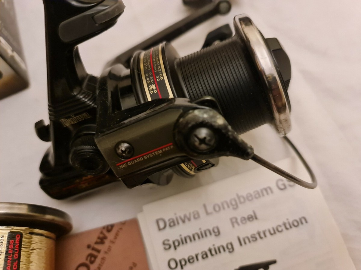 DAIWA LONGBEAM GS 2000H **JAPAN**BOXED SPARE SPOOL PAPERWORK BAG