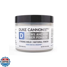 Duke Cannon News Anchor Fiber Pomade - Strong Hold, Natural Matte