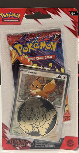 Pokémon TCG: Unbroken Bonds Booster Pack – Eevee Or Pikachu Checklane Blister, Factory Sealed