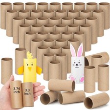 100 Packs Cardboard Tubes for Craft DIY Empty Toilet Paper Rolls Craft Cardbo...