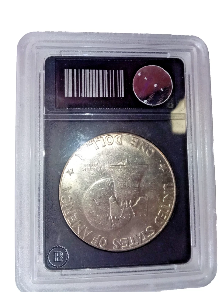 1976 Authenticated Brilliant Uncirculated Eisenhower Dollar BA17-00040_007 - Image 2 of 2