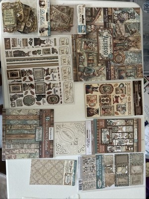 Stamperia Kit Lot ALTEREGO   12x12 & 8x8 Double Sided Paper Die Cuts & More