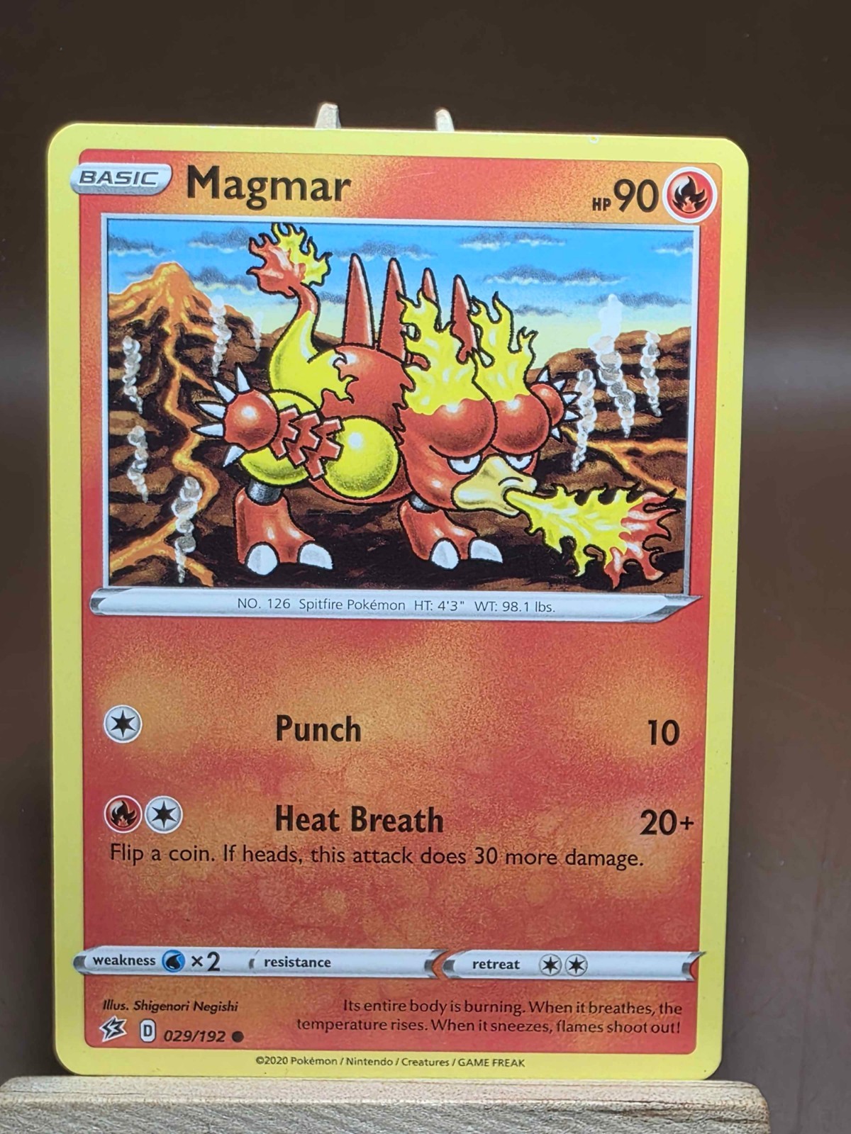 MP Pokemon TCG Rebel Clash Magmar 029/192