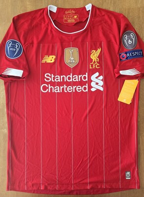 2019/20 New Balance Liverpool #4 VIRGIL Champions League Winner