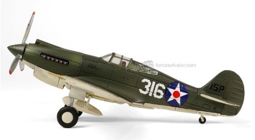 Forces of Valor Curtiss P-40B Hawk 81A-2 maquette avion militaire 1/72