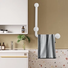 L-shaped Bathroom Safety Bar Stainless Steel Handicap Grab Bar Rail 440 Load