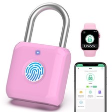 Fingerprint Padlock,Smart Padlock with APP Unlock,Fingerprint Locker Lock,USB...