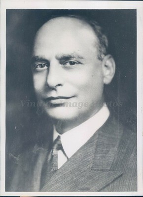 1941 Ae Lyon Executive Vice President Philip Morris Company Nyc Vintage Photo