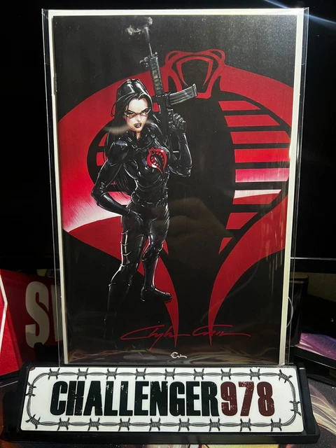 GI JOE #313 Clayton Crain SIGNED VIRGIN w/ COA + Toploader #165/250