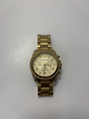 Women's MICHAEL KORS Blair Chronograph Gold Tone Watch, 39mm, MK5166 Works