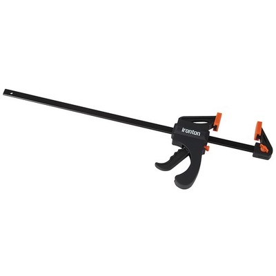 Ironton 18in. Ratcheting Bar Clamp/Spreader, 490-Lb. Clamping Pressure, 17.7in.