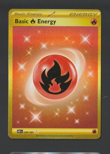 Basic Fire Energy 230/197 SV03: Obsidian Flames Holo